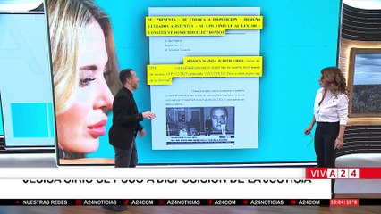 🔴 CASO PICCIRILLO: JÉSICA CIRIO SE PUSO A DISPOSICIÓN DE LA JUSTICIA