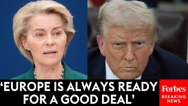 Ursula von der Leyen Announces The EU Is 'Ready To Negotiate' With The US Over Tariffs