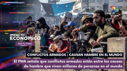 Causan hambre en el Mundo conflictos armados
