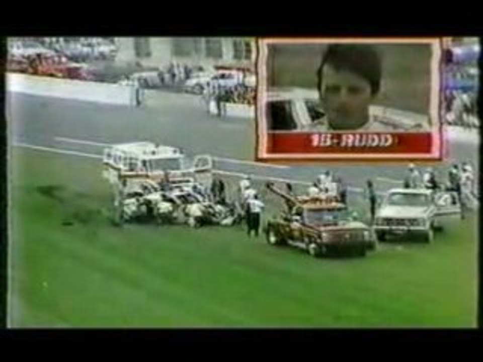 1984 Daytona BGN Ricky Rudd crash