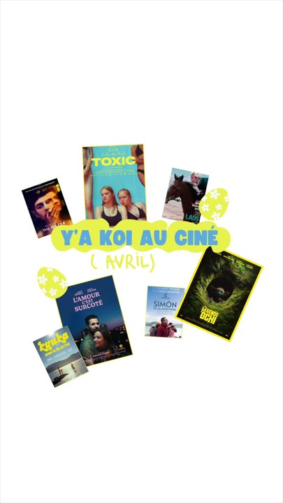 L’AMOUR C’EST SURCÔTÉ  (23 avril) de Mourad Winter  🛍️ TOXIC 🛍️ (16 avril) de Saulé Bliuvaité @alchimistesfilm   🐾 LA LÉGENDE D’OCHI 👣 (23 avril) de Isaiah Saxon @a24