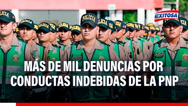 Más de mil denuncias por conductas indebidas de la PNP en lo que va del año