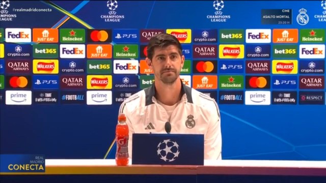 Courtois rueda de prensa