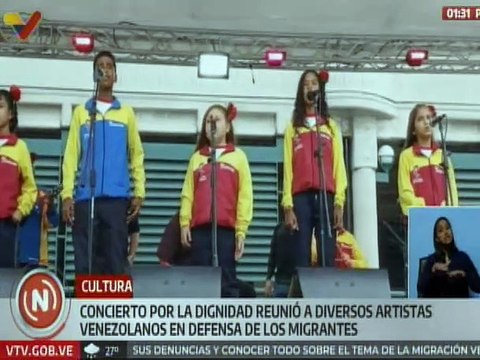 Caracas | Artistas venezolanos unen voces en concierto por la dignidad de los migrantes