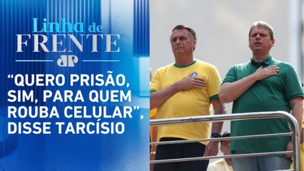 Bolsonaro reúne cerca de 44 mil apoiadores na Av. Paulista | LINHA DE FRENTE