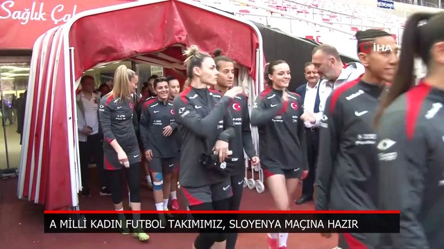 A Milli Kadın Futbol Takımı, Slovenya maçına hazır