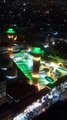 karachi night drone view