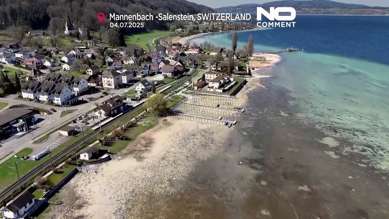 Dürre: Wasserstand des Bodensees erreicht historischen Tiefststand