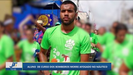 Aluno de curso dos bombeiros morre afogado no Náutico