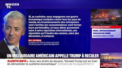 LE CHOIX D'ELSA - Taxes douanières: un milliardaire américain appelle Donald Trump à reculer
