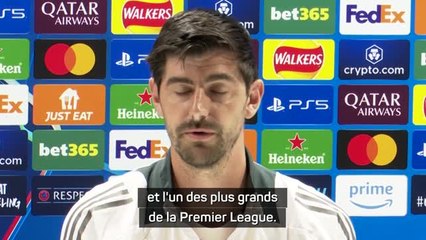 Real Madrid - Courtois : "De Bruyne est l'un des plus grands de la Premier League"