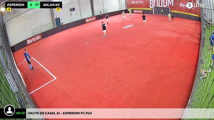 Faute de Camil M - Esperion Fc P24