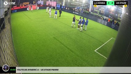 Faute de Aymeric A - Us Stade Pierre