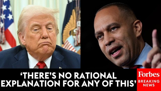 Hakeem Jeffries Accuses President Trump Of 'Intentionally Tanking The Economy'