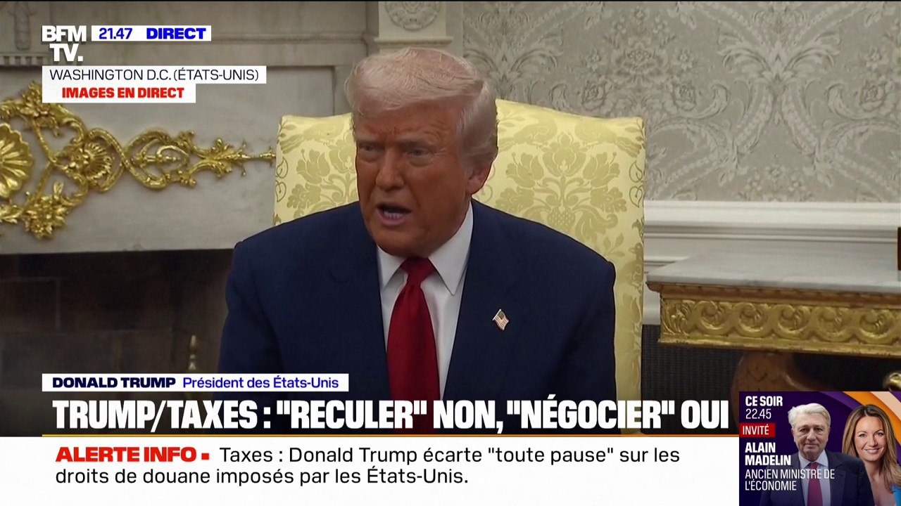 Droits de douane américains: Donald Trump juge que "les Européens manipulent leur monnaie"