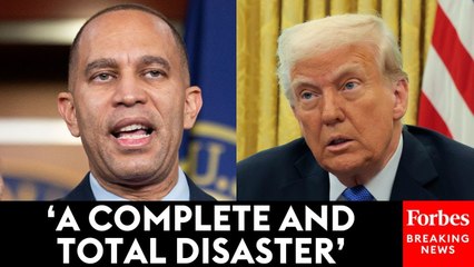 Hakeem Jeffries Absolutely Lights Into President Trump Over Tariffs As Markets Drop