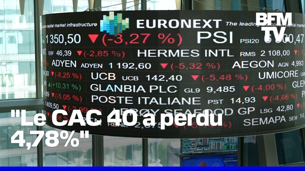 Les bourses du monde entier dévissent après l'annonce des droits de douane américains