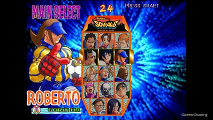 Rival Schools United by Fate Retro Arcade Action Game Gameplay No Commentary