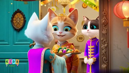 🎉 Eid Mubarak Song for Kids | Cute Animated Video | Happy Eid 2024 🌙✨. KIDS FAMILY