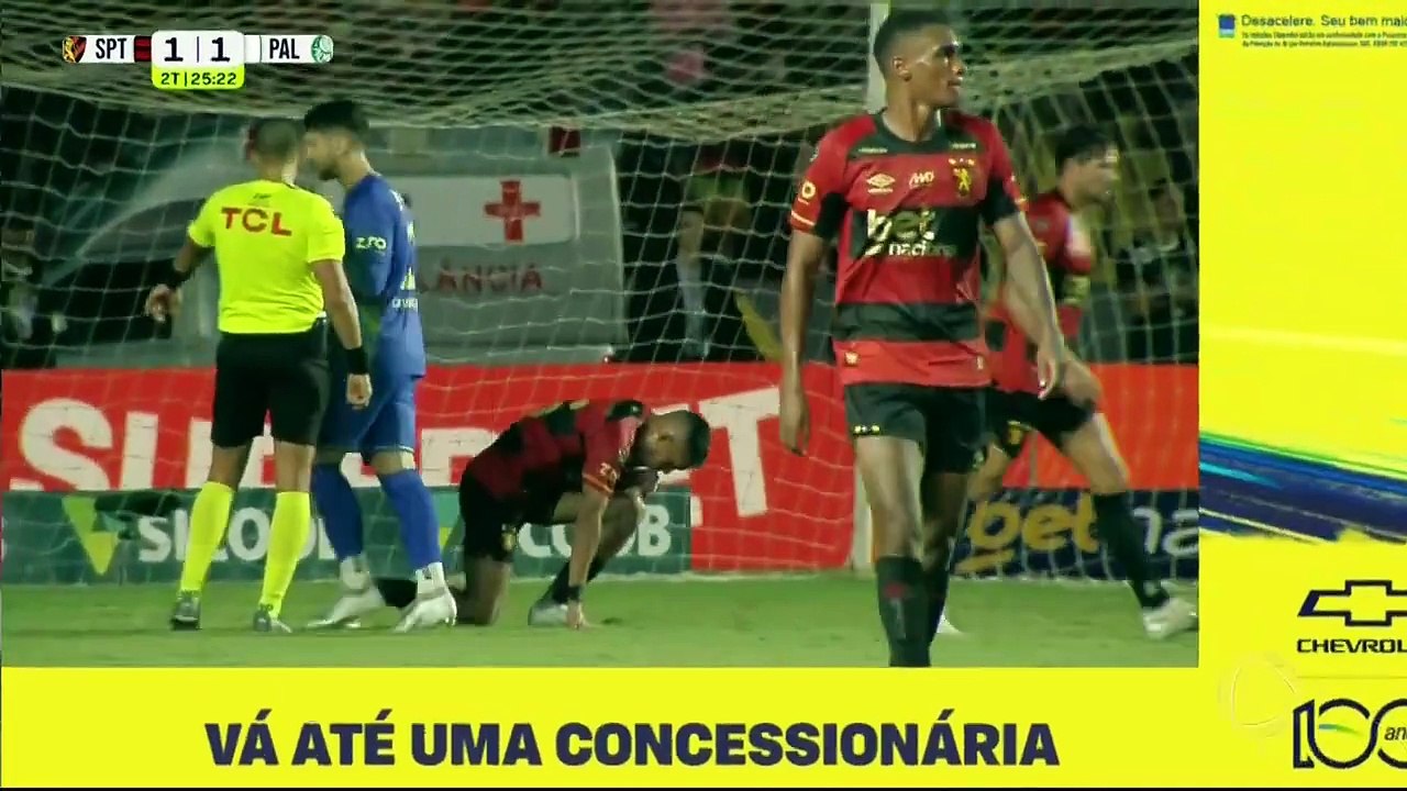 Sport x Palmeiras (Campeonato Brasileiro 2025 2ª rodada) 2° tempo