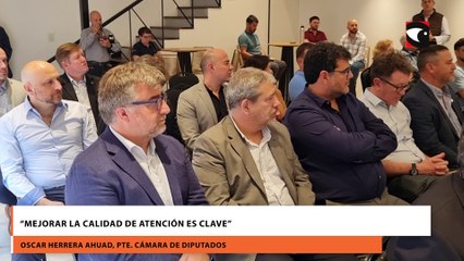 “Mejorar la calidad de atención es clave”, afirmó el presidente de la cámara de diputados