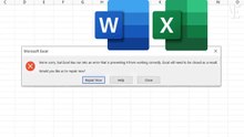 Solved - We're sorry but word excel has run into an error that is preventing it from working correctly