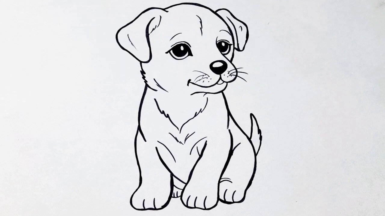 How to Draw a Realistic Dog | Easy Step-by-Step Drawing Tutorial