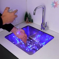 Unique Christmas diy you can easily make on your sink!
