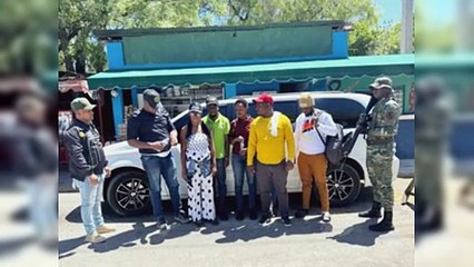 Dejó yipeta abandonada tras persecución por tráfico de haitianos