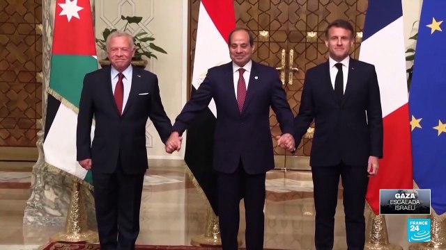Líderes de Egipto, Jordania y Francia instan a Israel y Hamás a retomar la tregua en Gaza