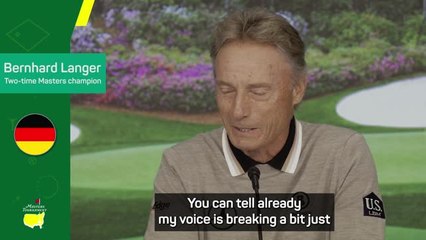 'Time to quit' - Langer gets emotional ahead of final Masters start