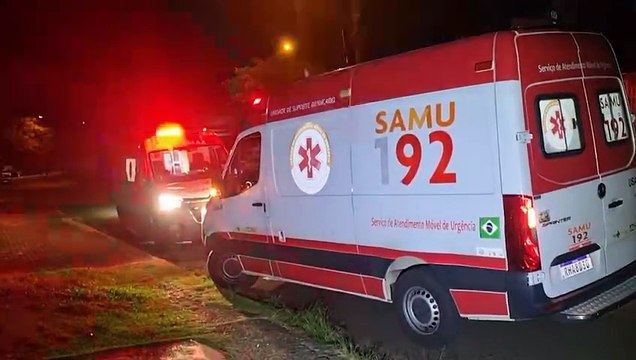 Duas ambulâncias do Samu são mobilizadas para atender idoso no Bairro XIV de Novembro