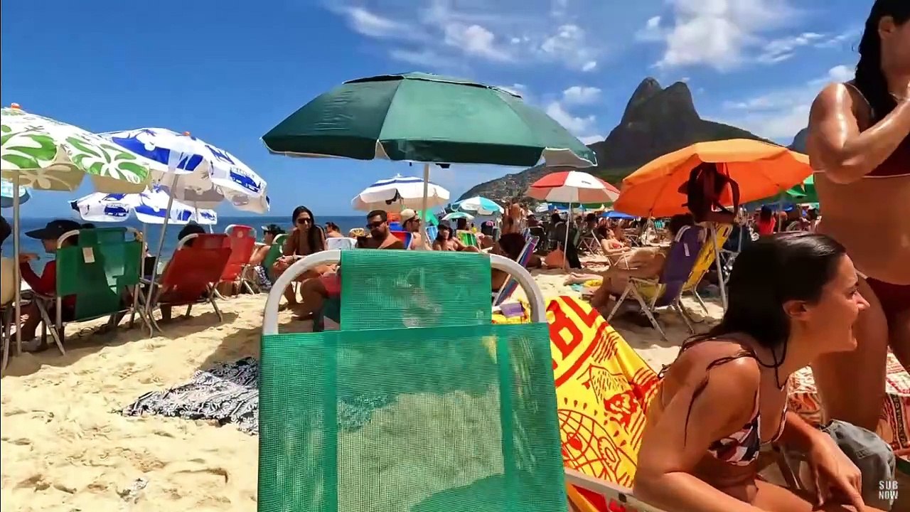 Beach  : The Beach in Rio in a Summer Day.