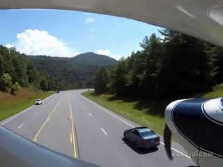 Pilot makes an emergency landing on a highway