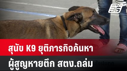 สุนัข K9 ยุติภารกิจค้นหาผู้สูญหายตึก สตง.ถล่ม  | โชว์ข่าวเช้านี้  |  8 เม.ย. 68