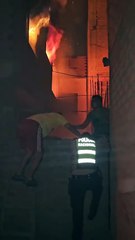 Actividades de emergencia tras incendio en SJL.