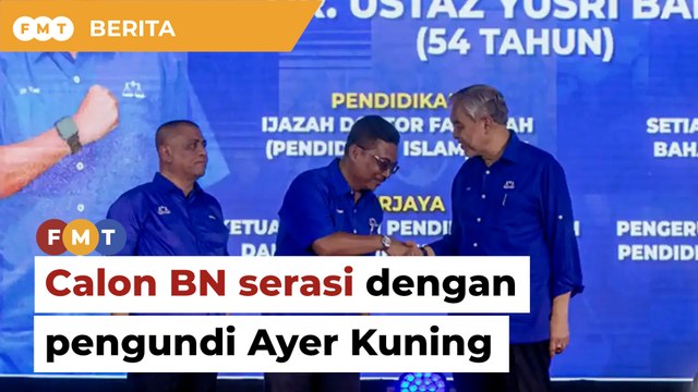 Pemilihan staz oleh BN akan diterima baik pengundi Ayer Kuning, kata ketua Pemuda Umno