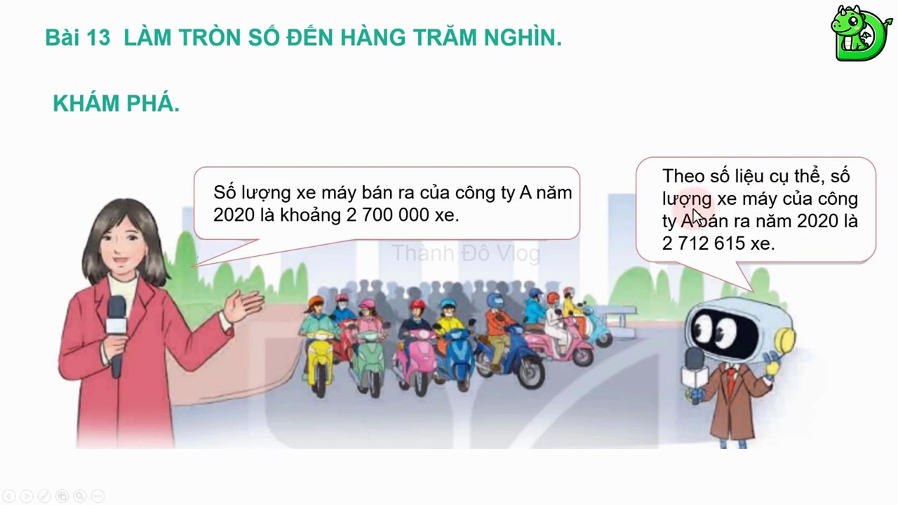 Toán lớp 4 - Bài 13 Các số trong phạm vi lớp triệu || DINOTECH