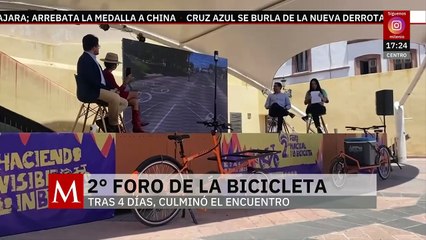 Finaliza el segundo Foro de la Bicicleta en Querétaro, luego de cuatro días de actividades