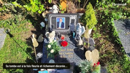 EXCLU Jean-Pierre Pernaut repose dans un lieu champêtre, dans une modeste tombe (très) décorée par sa famille
