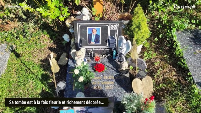 EXCLU Jean-Pierre Pernaut repose dans un lieu champêtre, dans une modeste tombe (très) décorée par sa famille