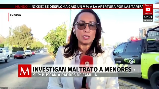 Autoridades investigan maltrato de dos menores a manos de sus padres en vía pública en SLP