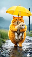 Ai animation cat funny video