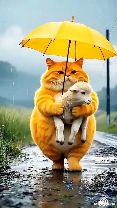 Ai animation cat funny video