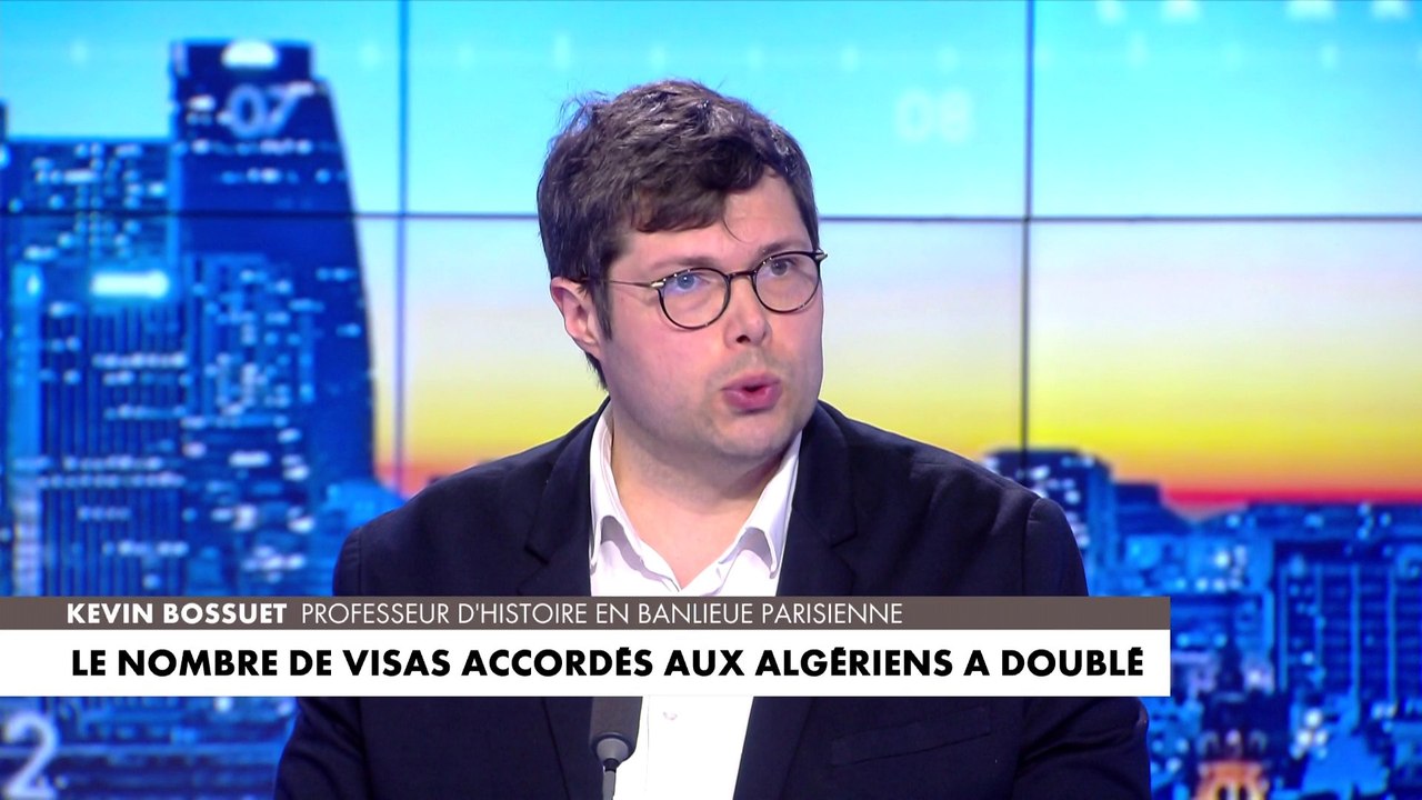 Kevin Bossuet sur le nombre de visas accordés aux Algériens qui a doublé en deux ans
