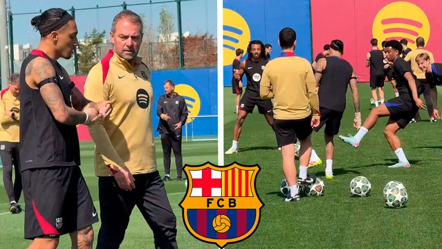 Barcelona: Los dirigidos por Hansi Flick ya se entranan con el partido ante Borussia Dortmund en la mira