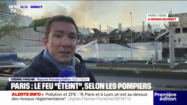 Incendie dans un centre de tri à Paris: le feu est officiellement éteint selon les pompiers