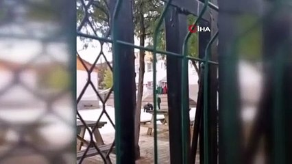 Ankara'da tepki çeken görüntüler: Alkollü halde okulu bastı!