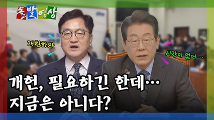 [돌발영상] 개헌, 필요하긴 한데…지금은 아니다? / YTN