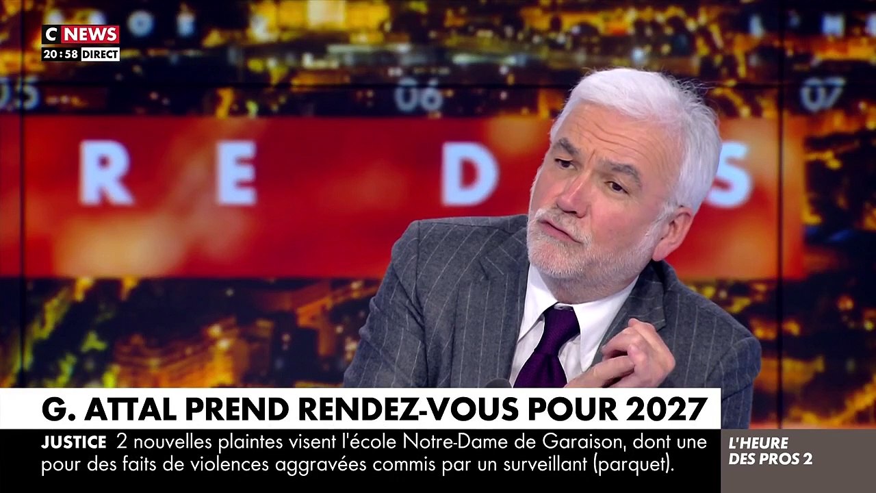 CNews : Pascal Praud dézingue Gabriel Attal "enfant de la télé-réalité" candidat de "Nouvelle Star"